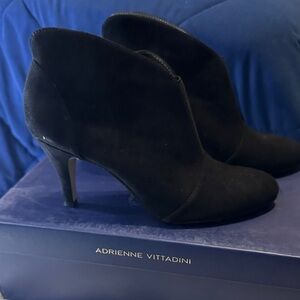 Adrienne Vittadini Black Heeled Boots